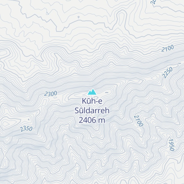 Map of Kūh-e Sūldarreh