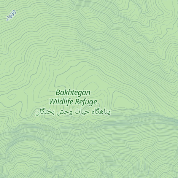 Map of Kūh-e Qoroq