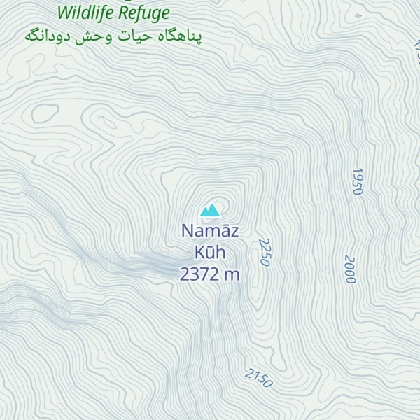 Map of Namāz Kūh