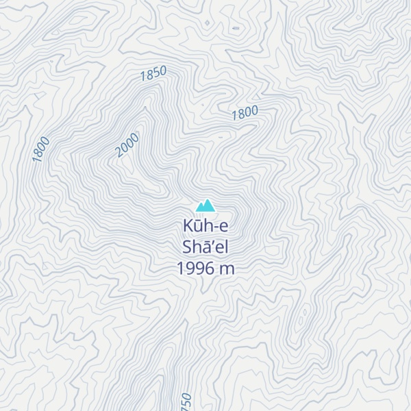 Map of Kūh-e Shā’el