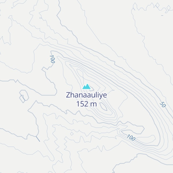 Map of Zhanaauliye