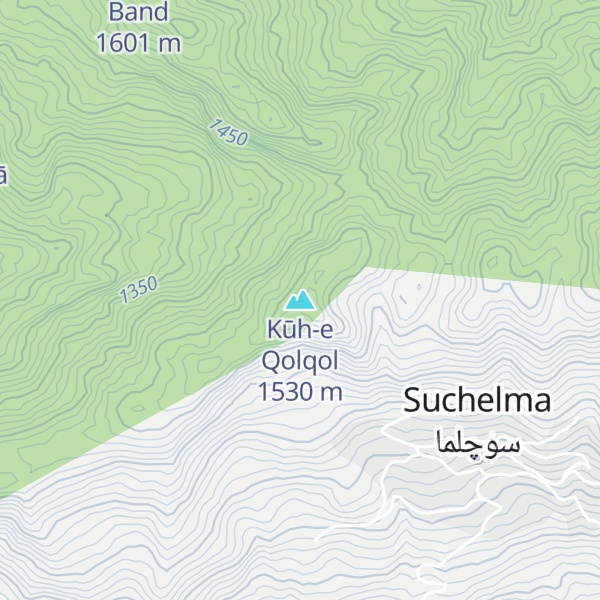 Map of Kūh-e Qolqol