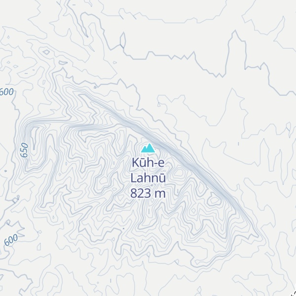 Map of Kūh-e Lahnū