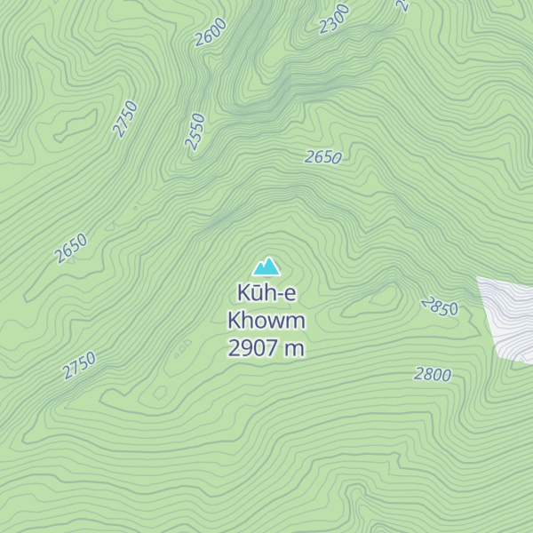 Map of Kūh-e Khowm