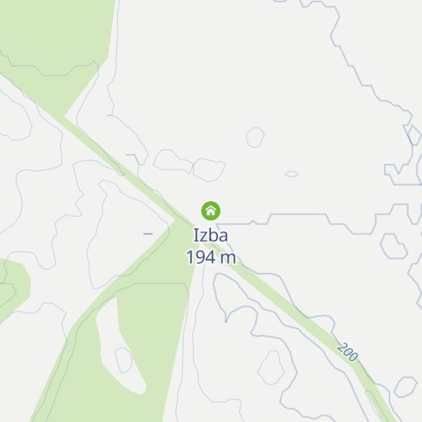 Map of Izba