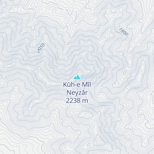 Map of Kūh-e Mīl Neyzār