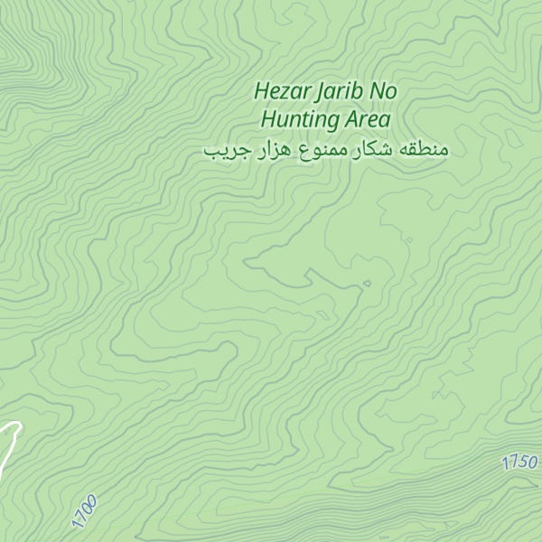 Map of Kūh-e Chalmeh Kūh