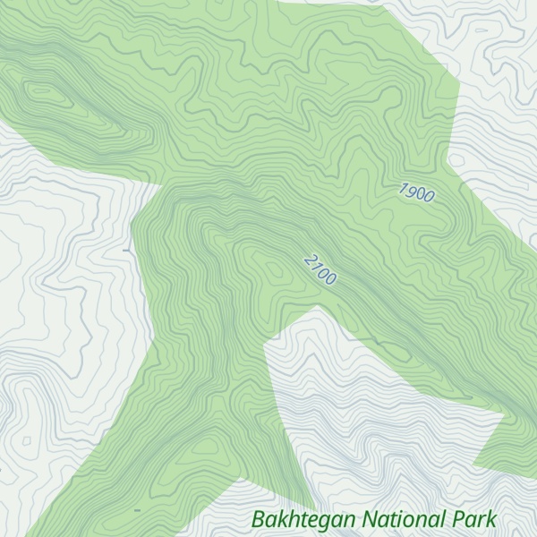 Map of Kūh-e Nā Anjīr