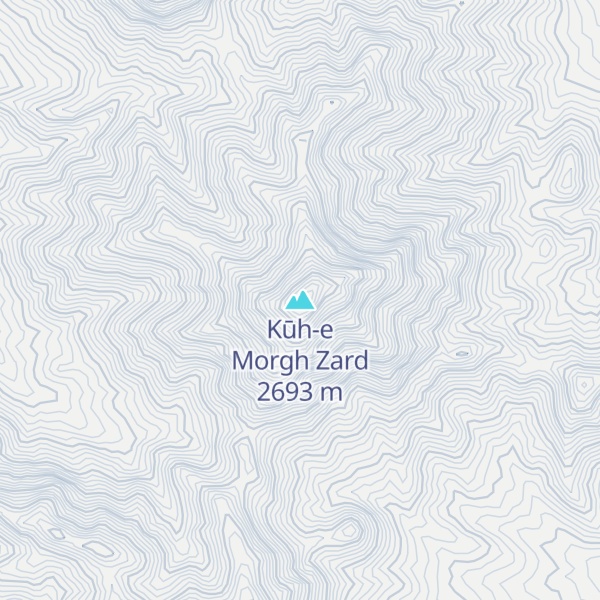 Map of Kūh-e Morgh Zard
