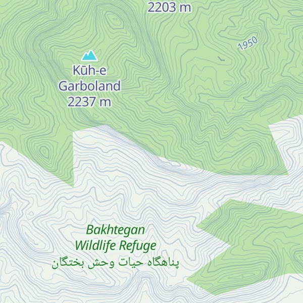 Map of Keresh Kūh