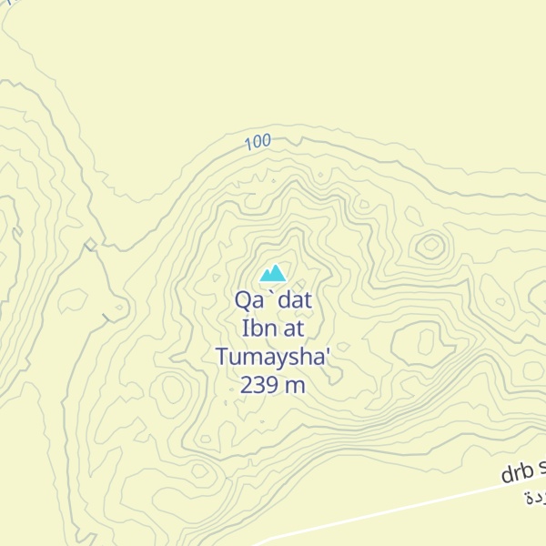 Map of Qa`dat Ibn at Tumaysha'
