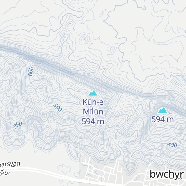 Map of Kūh-e Mīlūn