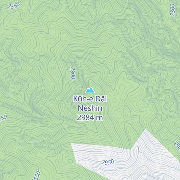 Map of Kūh-e Dāl Neshīn