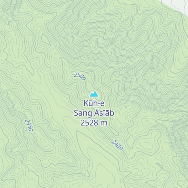 Map of Kūh-e Sang Āsīāb