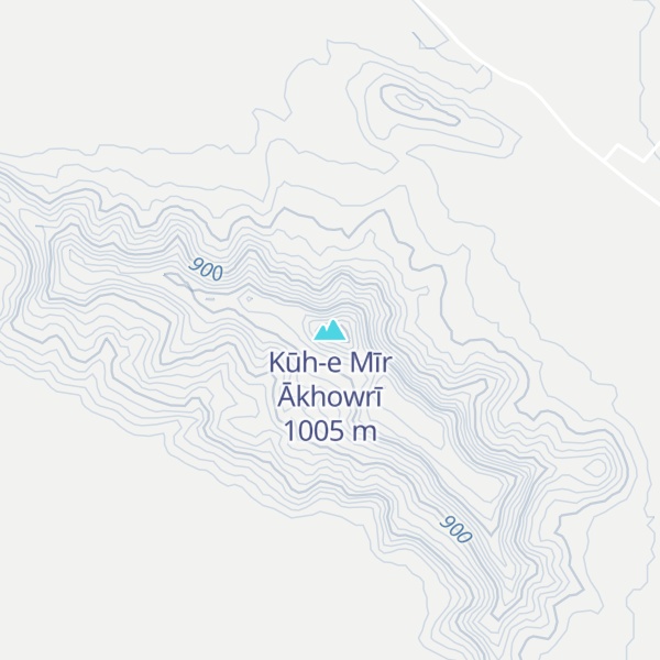 Map of Kūh-e Mīr Ākhowrī