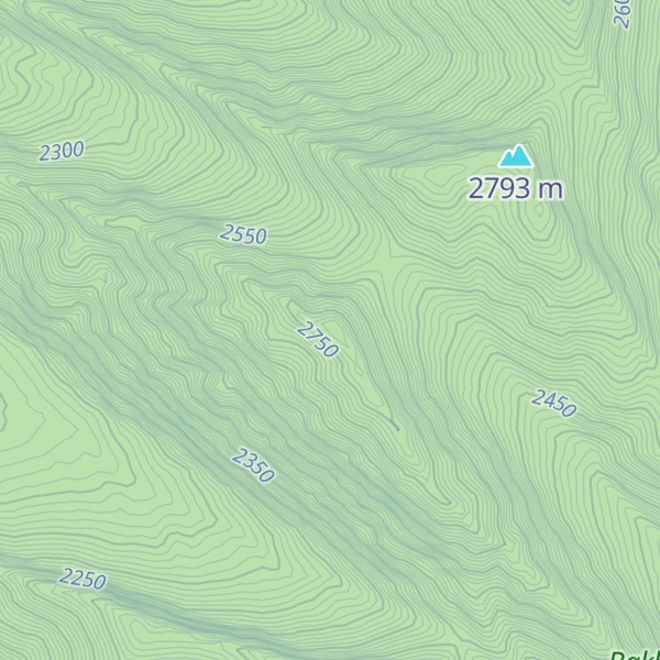 Map of Kūh-e Mīshī