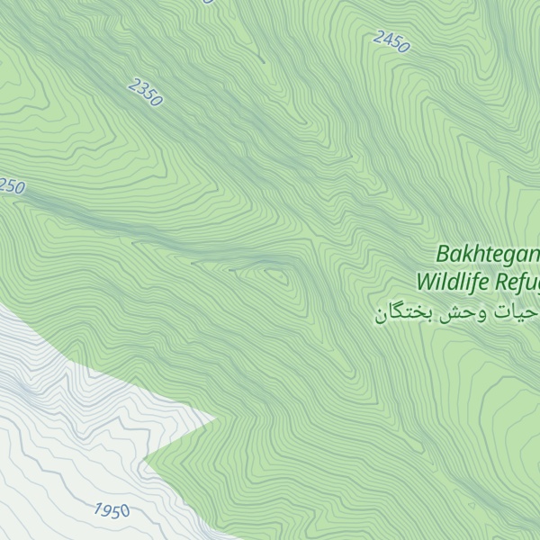 Map of Kūh-e Zahrī