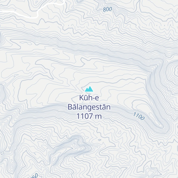 Map of Kūh-e Bālangestān