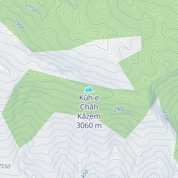 Map of Kūh-e Chāh Kāz̧em