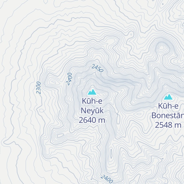 Map of Kūh-e Neyūk