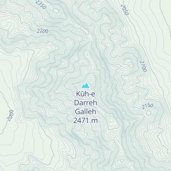 Map of Kūh-e Darreh Galleh