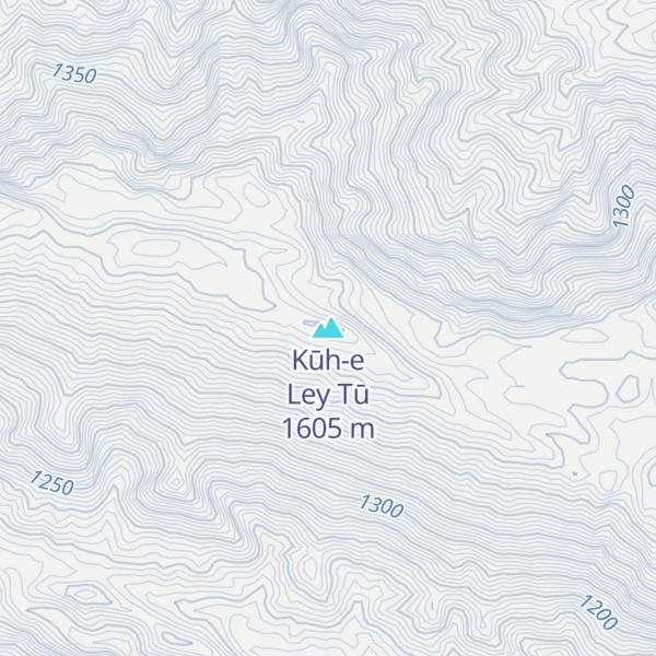 Map of Kūh-e Ley Tū