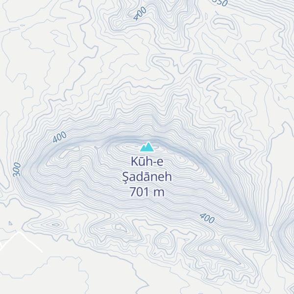 Map of Kūh-e Şadāneh