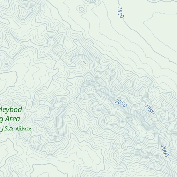 Map of Kūh-e Mīl-e Tomlī