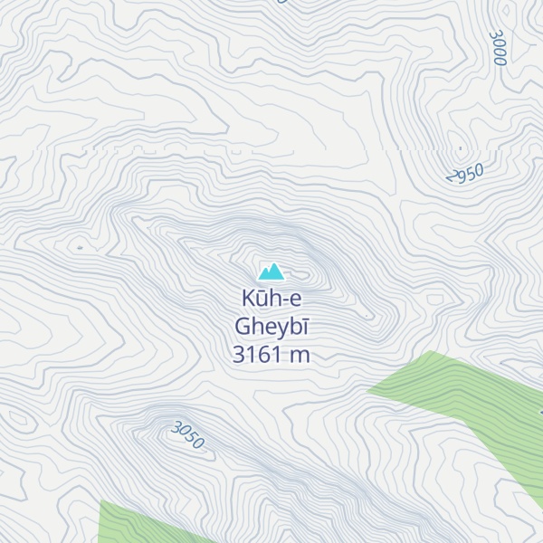 Map of Kūh-e Gheybī