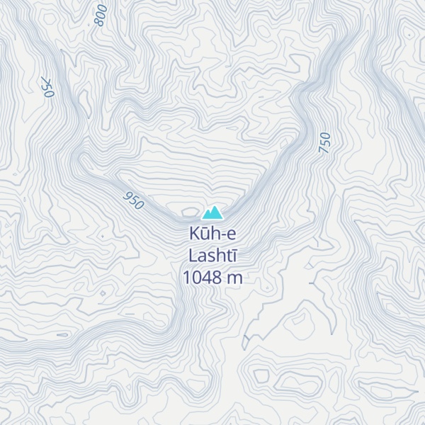 Map of Kūh-e Lashtī