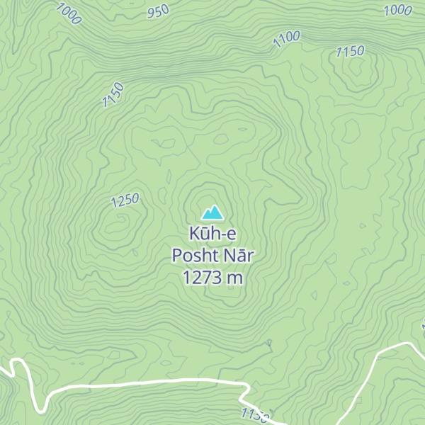 Map of Kūh-e Posht Nār