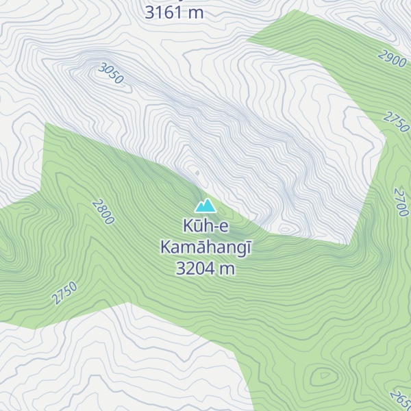 Map of Kūh-e Kamāhangī