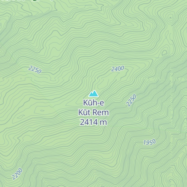 Map of Kūh-e Kūt Rem