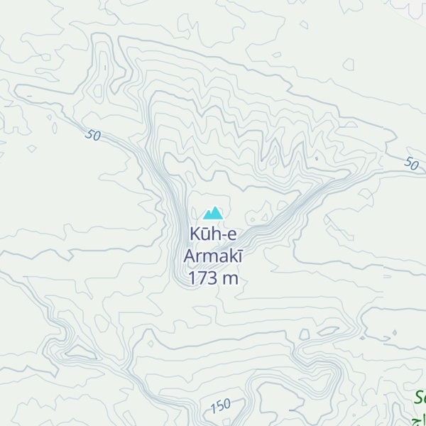 Map of Kūh-e Armakī