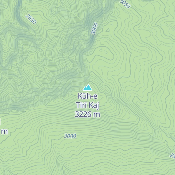 Map of Kūh-e Tīrī Kaj