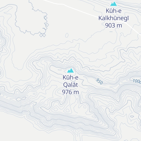 Map of Kūh-e Qalāt