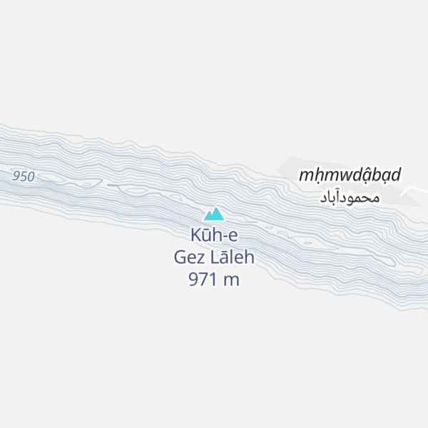 Map of Kūh-e Gez Lāleh