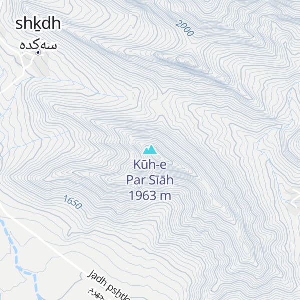 Map of Kūh-e Par Sīāh
