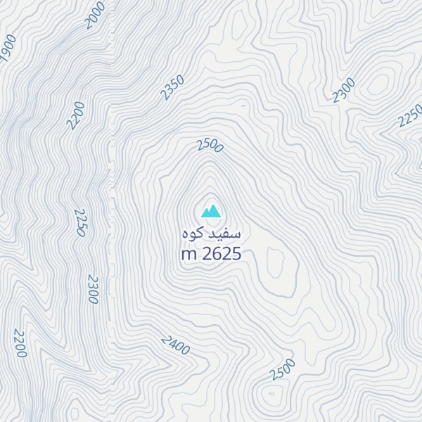 Map of سفید کوه