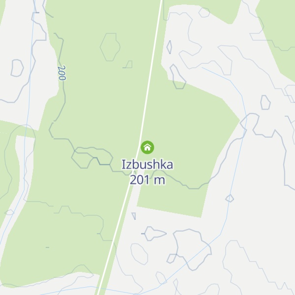 Map of Izbushka