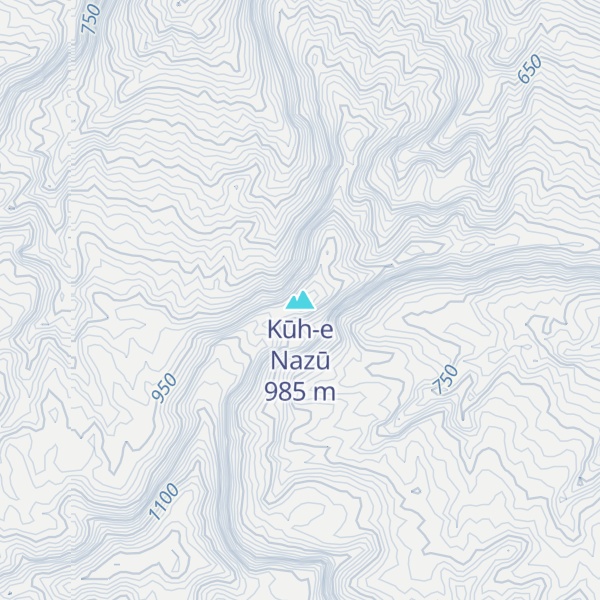Map of Kūh-e Nazū