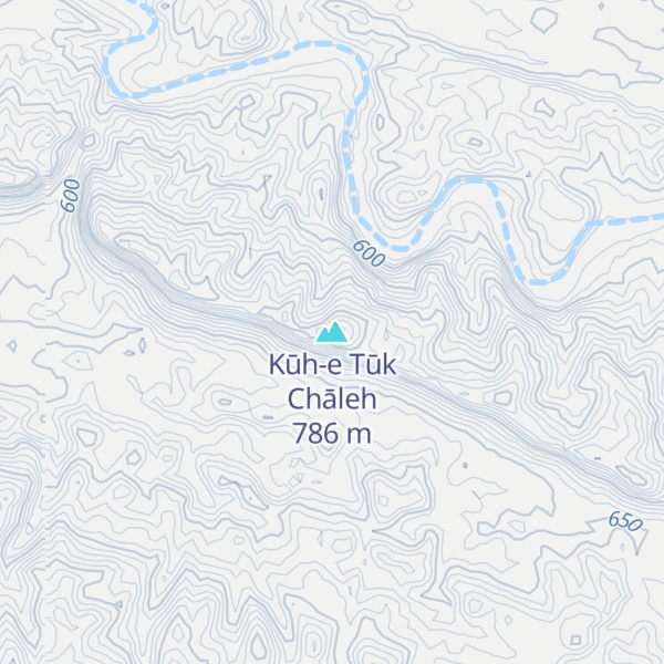 Map of Kūh-e Tūk Chāleh