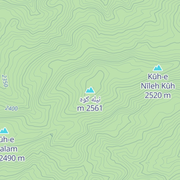 Map of نیله کوه