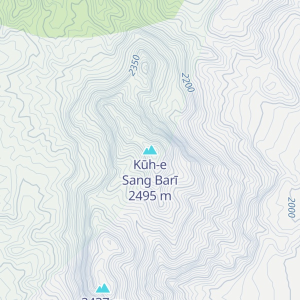 Map of Kūh-e Sang Barī