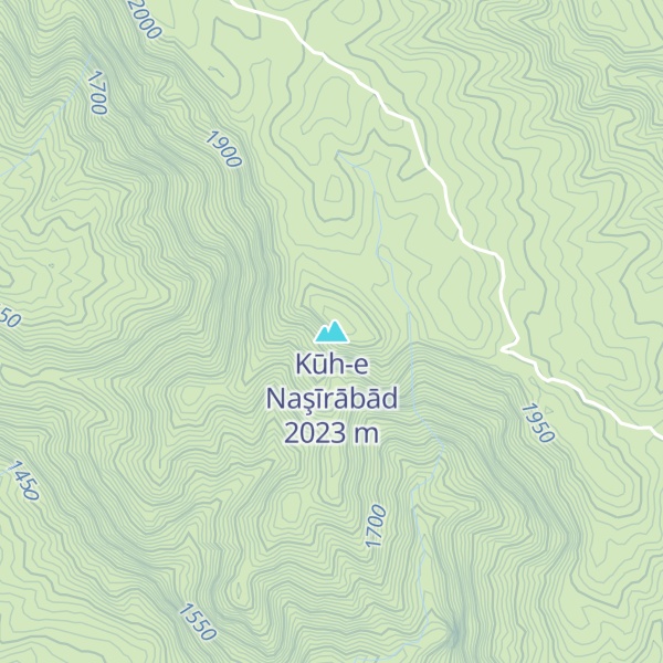Map of Kūh-e Naşīrābād