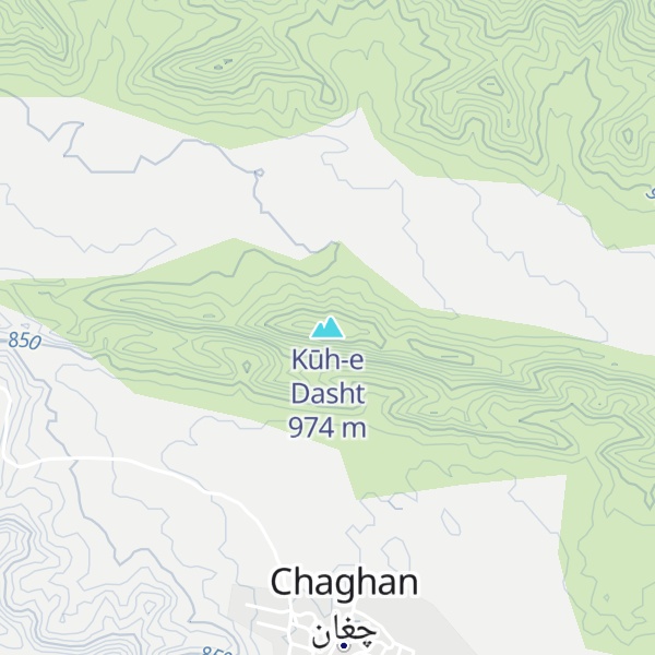 Map of Kūh-e Dasht