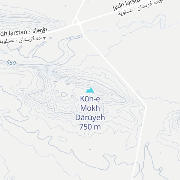 Map of Kūh-e Mokh Dārūyeh