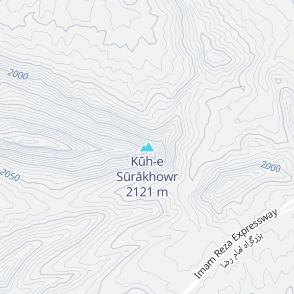Map of Kūh-e Sūrākhowr