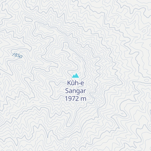 Map of Kūh-e Sangar