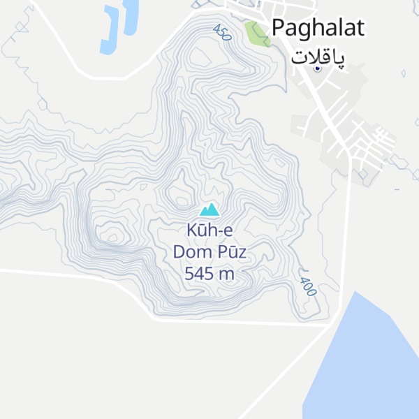 Map of Kūh-e Dom Pūz